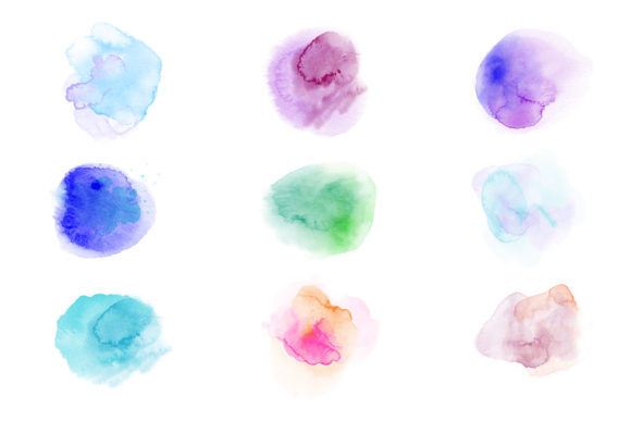9 Watercolor Splash Clipart: Vibrant Illustrations for Branding