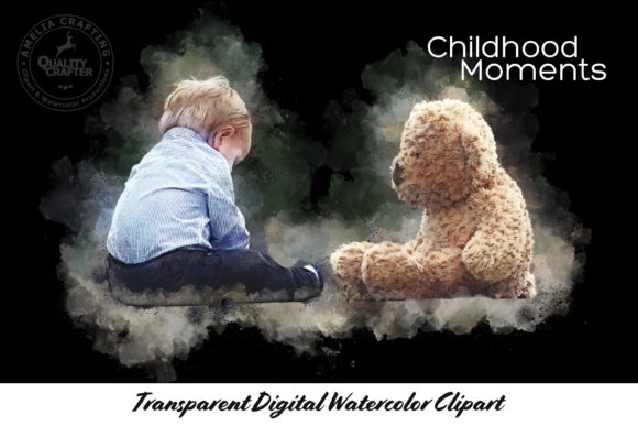 Childhood Moments Watercolor Clipart & Illustrations Review