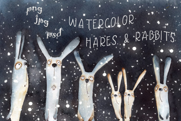 Hares and Rabbits Watercolor: A Review for Illustrations