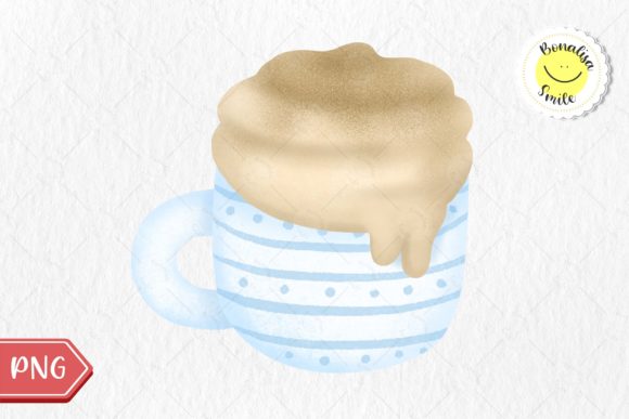 Review: Blue Latte Coffee Watercolor Illustrations