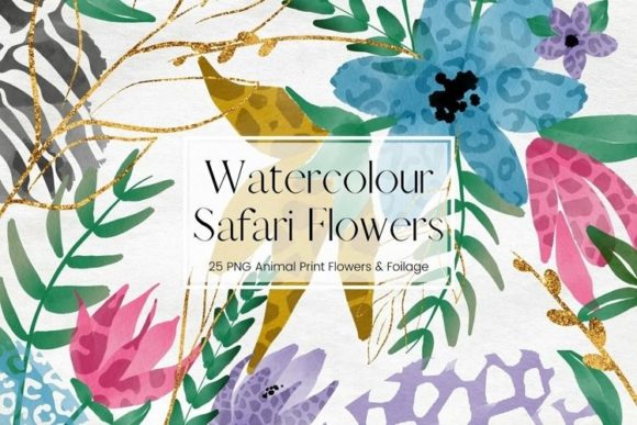 Review: Colourful Safari Watercolour Flowers Design