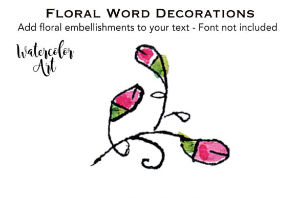Review: Watercolor Flower Tiny Pink Buds for Embroidery