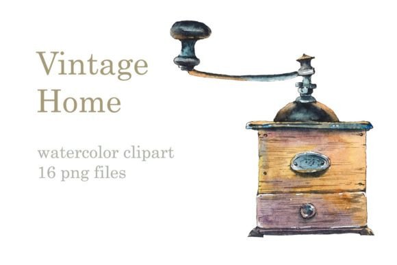 Vintage Watercolor Set: Perfect Illustrations for Brands