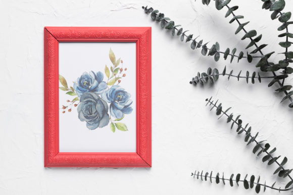 Watercolor Bouquet Frames: Perfect Illustrations