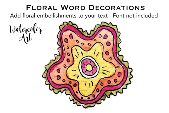 Watercolor Flower Orange Squash: Vibrant Illustrations