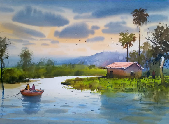 Watercolor Hand Drawn Beautiful Nature Illustrations Review