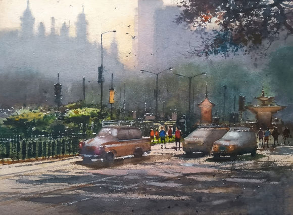 Watercolor Hand Drawn Car Illustrations for Crafts