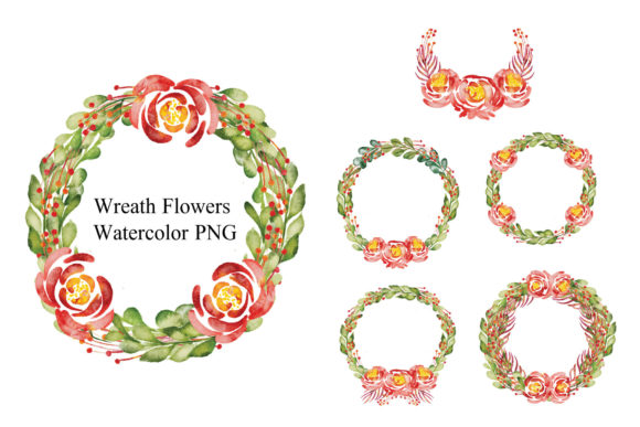 Wreath Watercolor PNG Vol. 3: Essential Illustrations